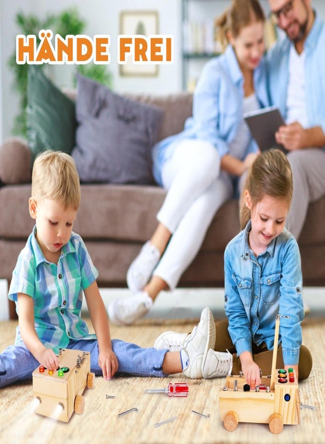 OAKJAR Montessori Schraubendreher Brett, Montessori Busy Board Spielzeug ab 2-6 Jahr, Montessori Activity Board Holzspielzeug Motorikspielzeug Lernspielzeug für Babys Kleinkinder Jungen Mädchen - Image 5